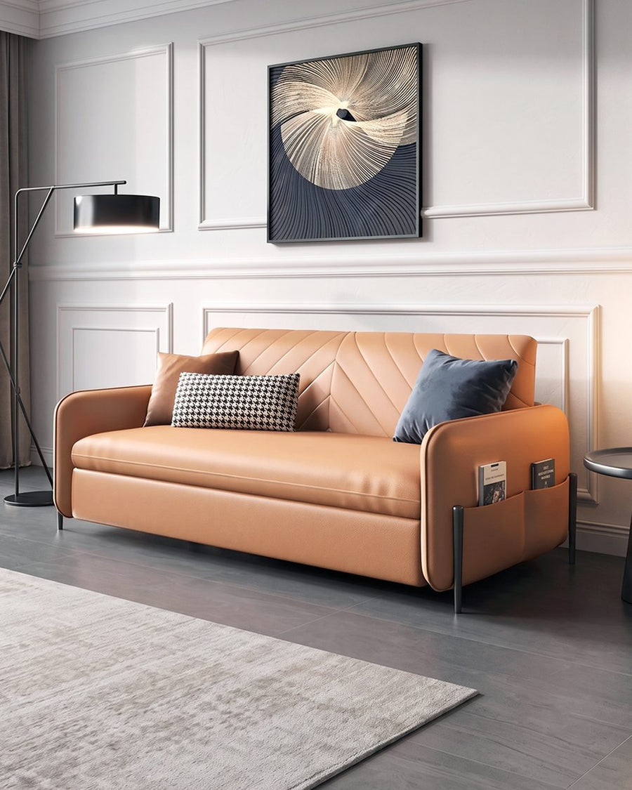 Aarav Foldable Sofa Bed, Leathaire 产品图 21