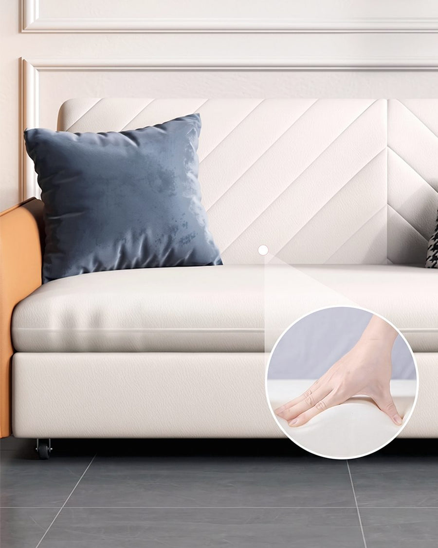 Aarav Foldable Sofa Bed, Leathaire 产品图 23