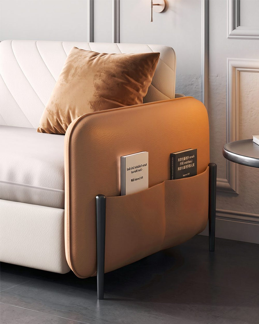 Aarav Foldable Sofa Bed, Leathaire 产品图 24