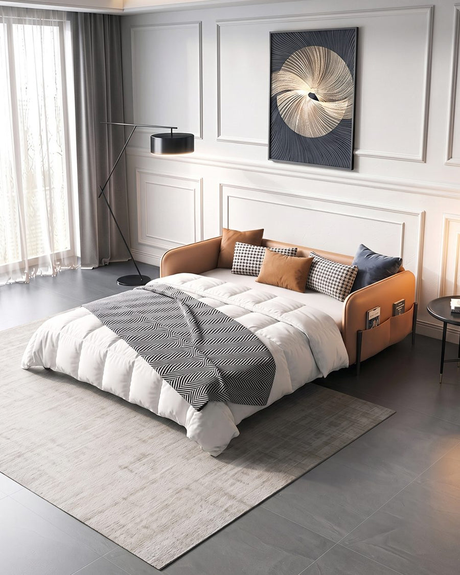 Aarav Foldable Sofa Bed, Leathaire 产品图 12