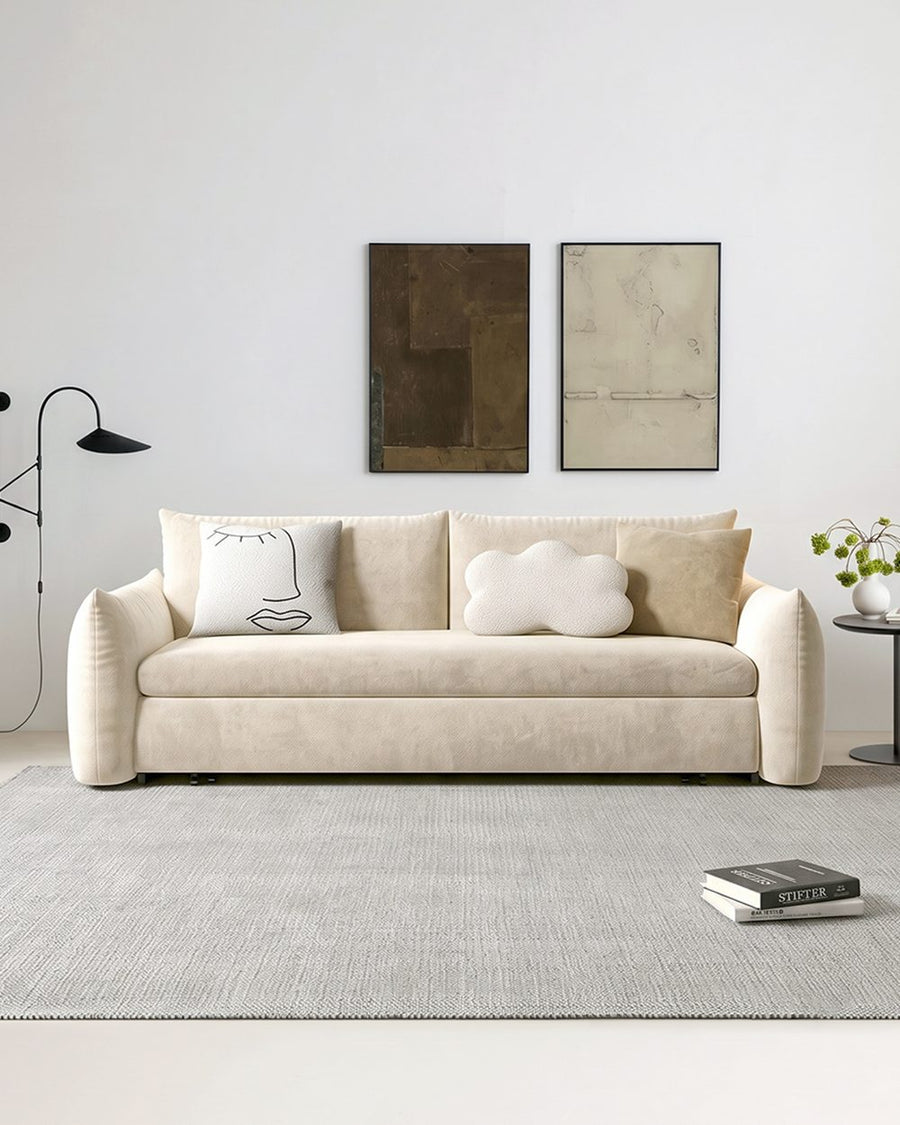 Meera Two Seater Sofa Bed with Storage, Suede 产品图 14