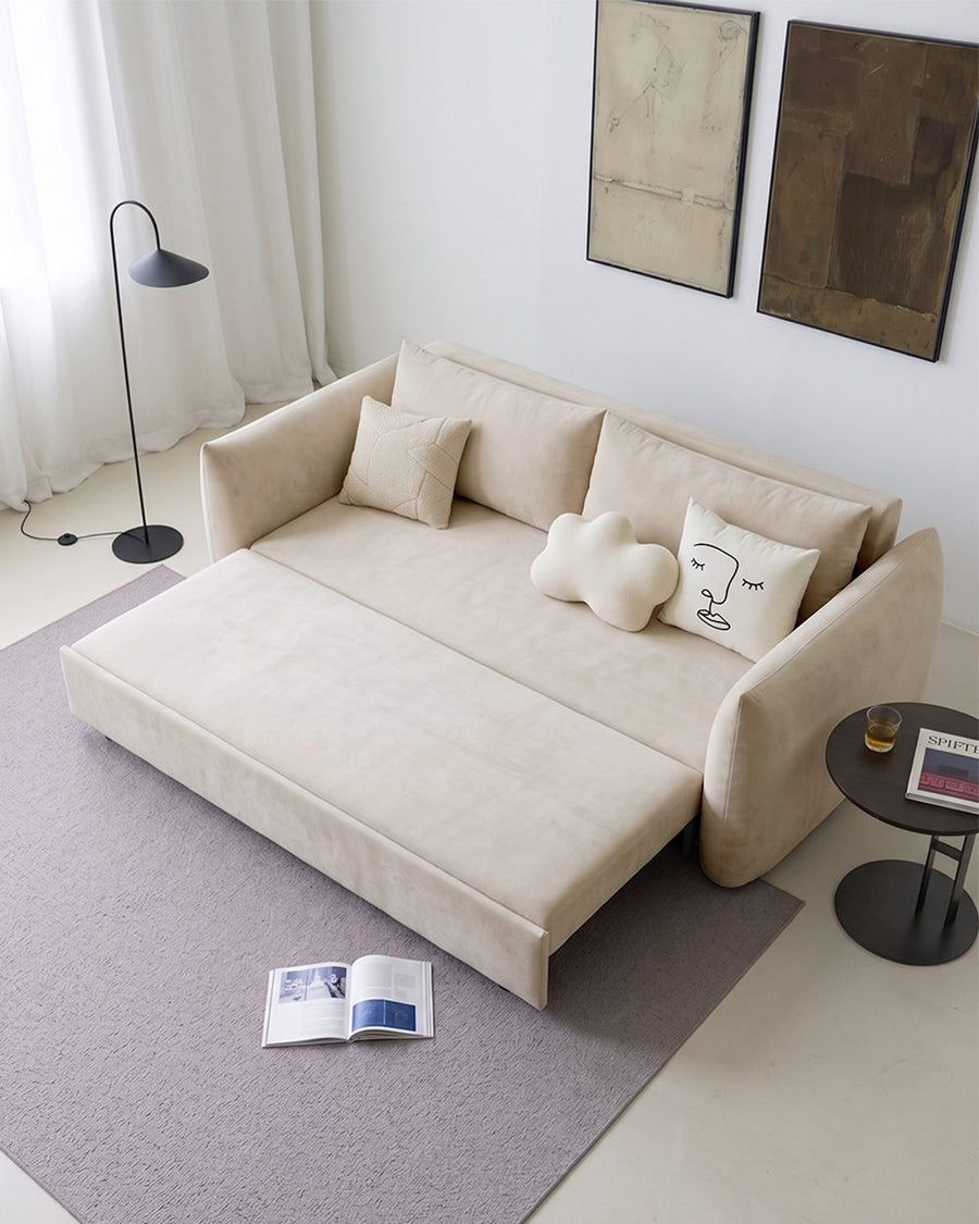 Meera Two Seater Sofa Bed with Storage, Suede 产品图 16