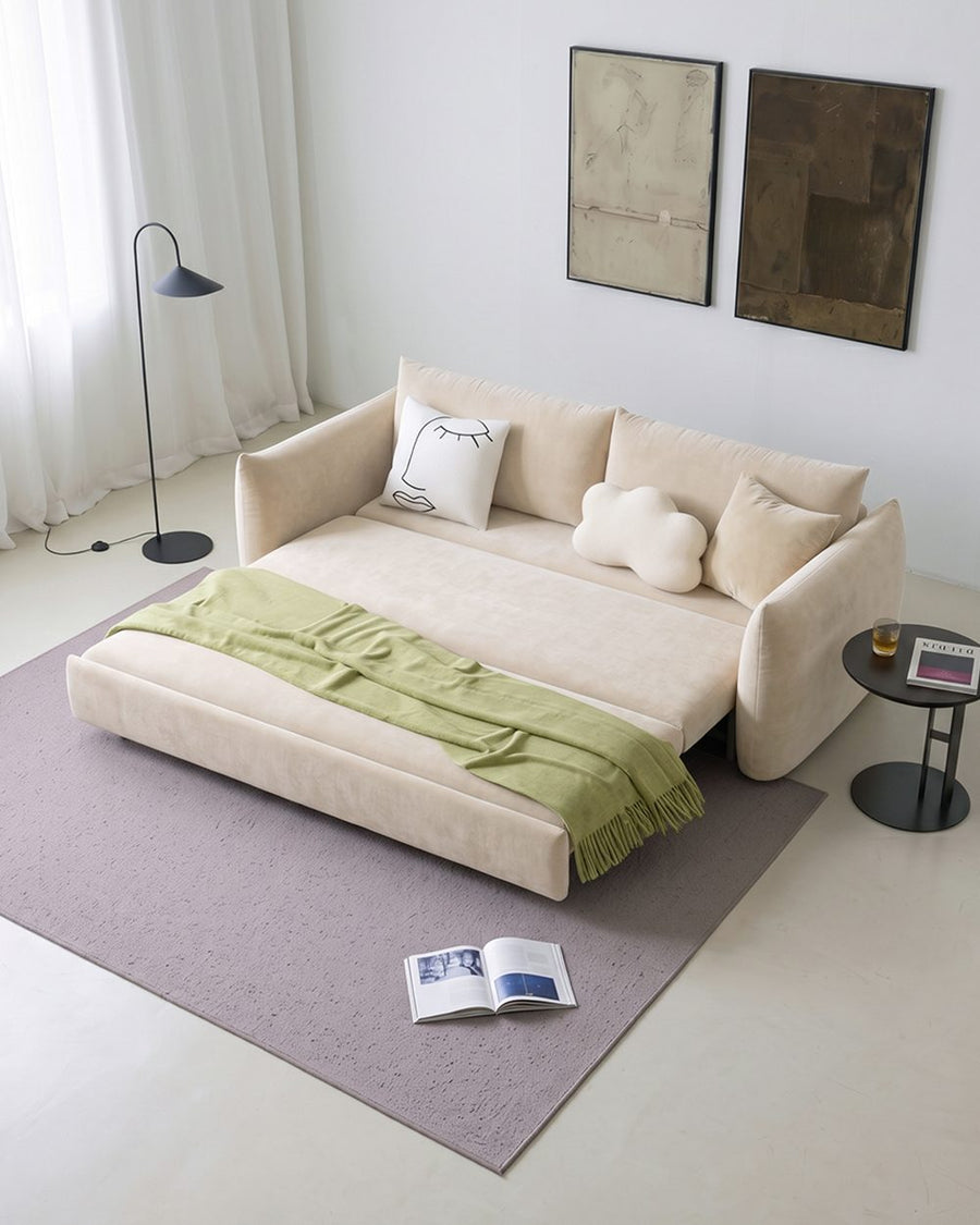 Meera Two Seater Sofa Bed with Storage, Suede 产品图 17