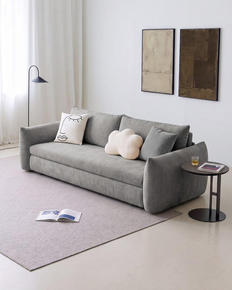 Meera Two Seater Sofa Bed with Storage, Suede 产品图 20