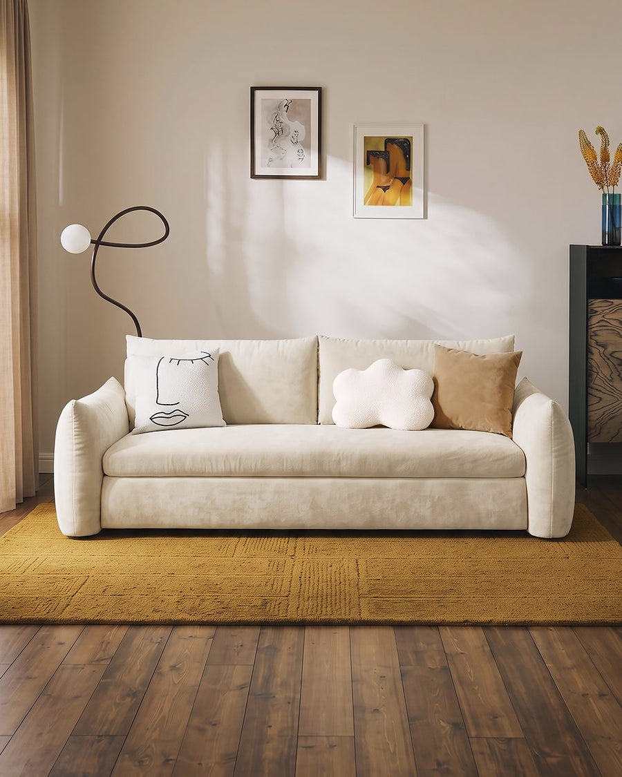 Meera Two Seater Sofa Bed with Storage, Suede 产品图 16
