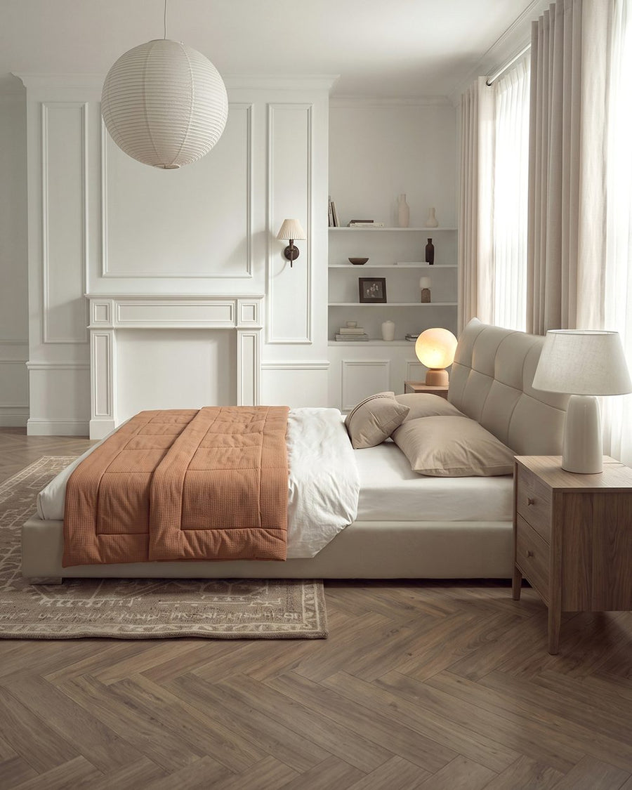 Arjun King Size Superking Size Bed, Leather 产品图 16