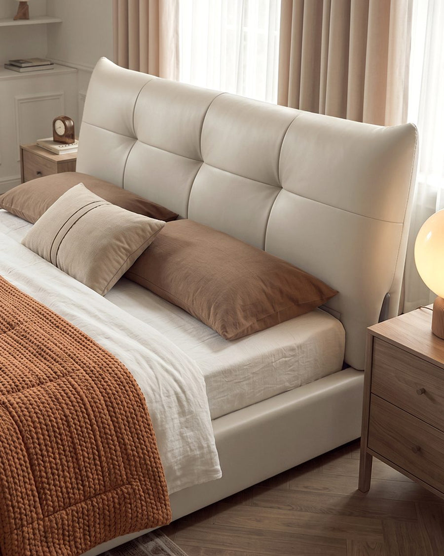 Arjun King Size Superking Size Bed, Leather 产品图 21