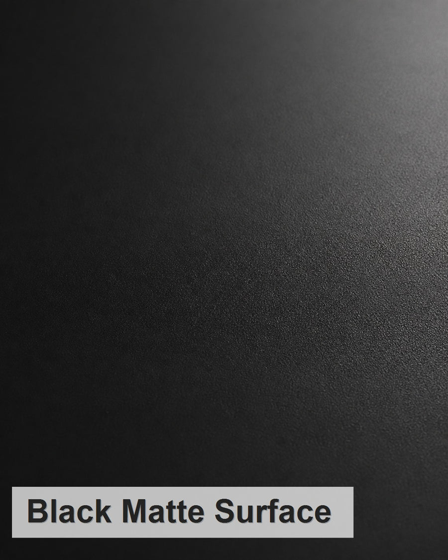 Black Matte Surface material close-up