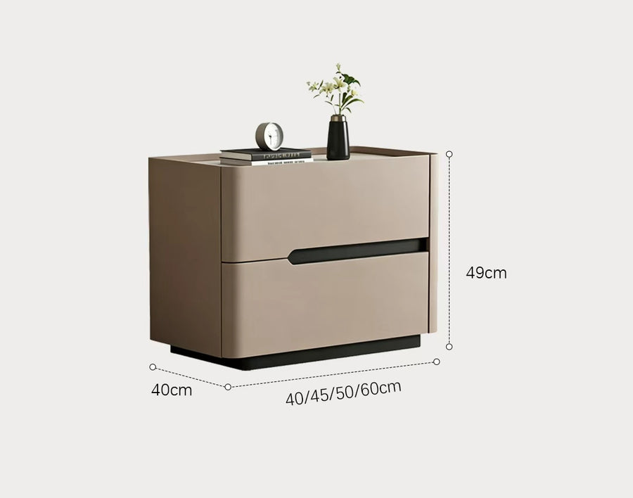 Koro Art Deco Bedside Table