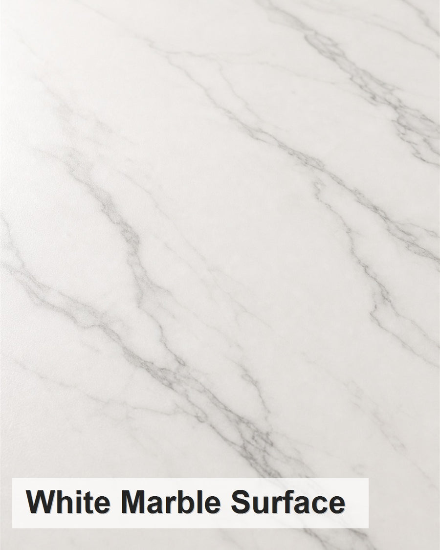 White Marble Surface material close-up