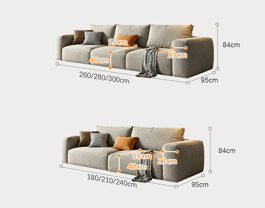 Horatio Two Seater Sofa, Linen product image 8