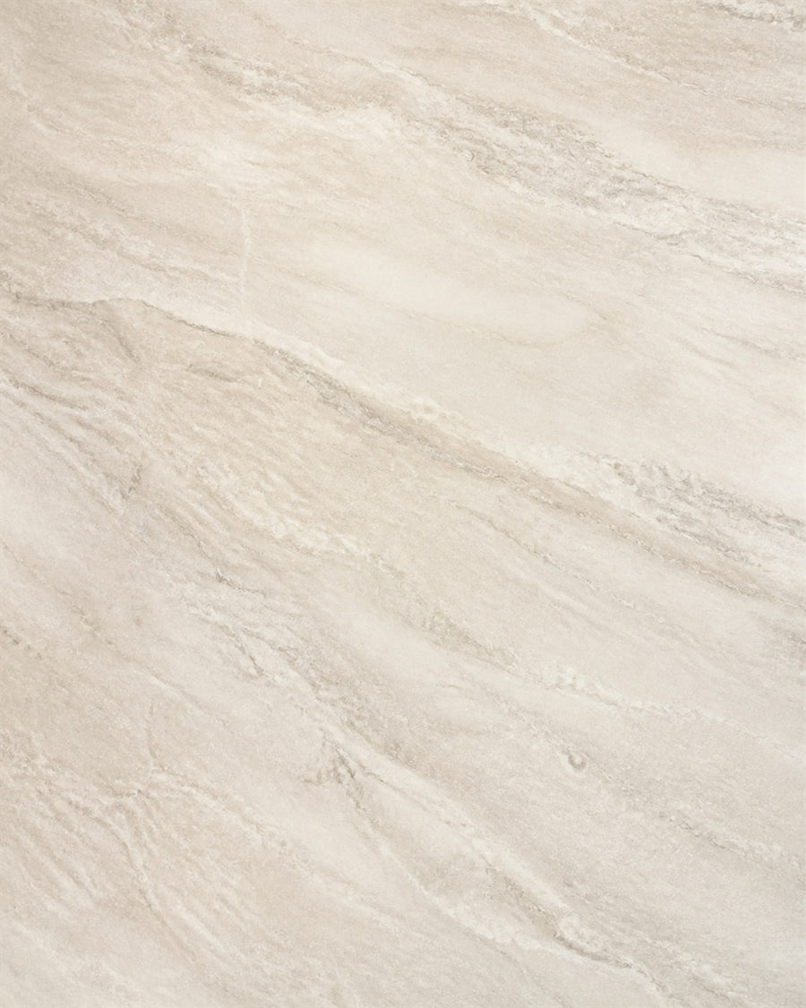 Frederica cream sintered stone tabletop material swatch