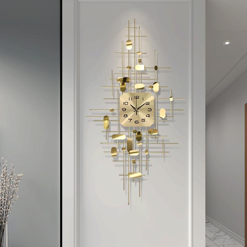 GOLD Clock - decorative wall clock UK