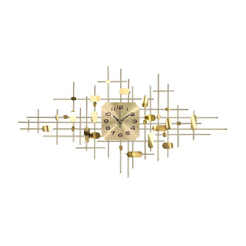 GOLD Clock - modern wall clock