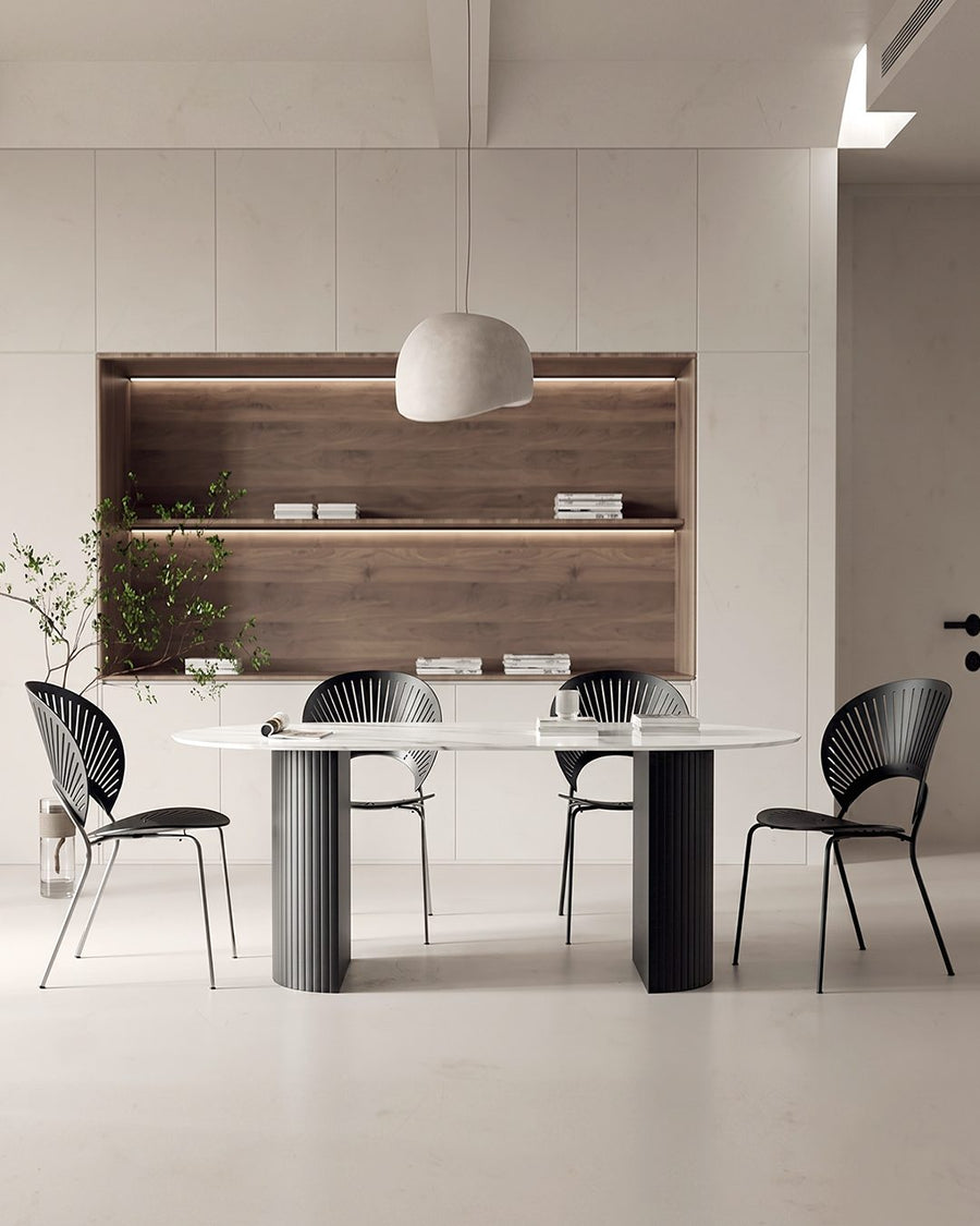 Oanez Dining Chair, Black