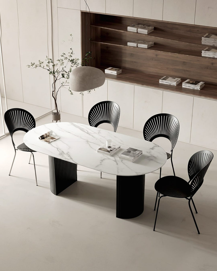 Oanez Dining Chair, Black