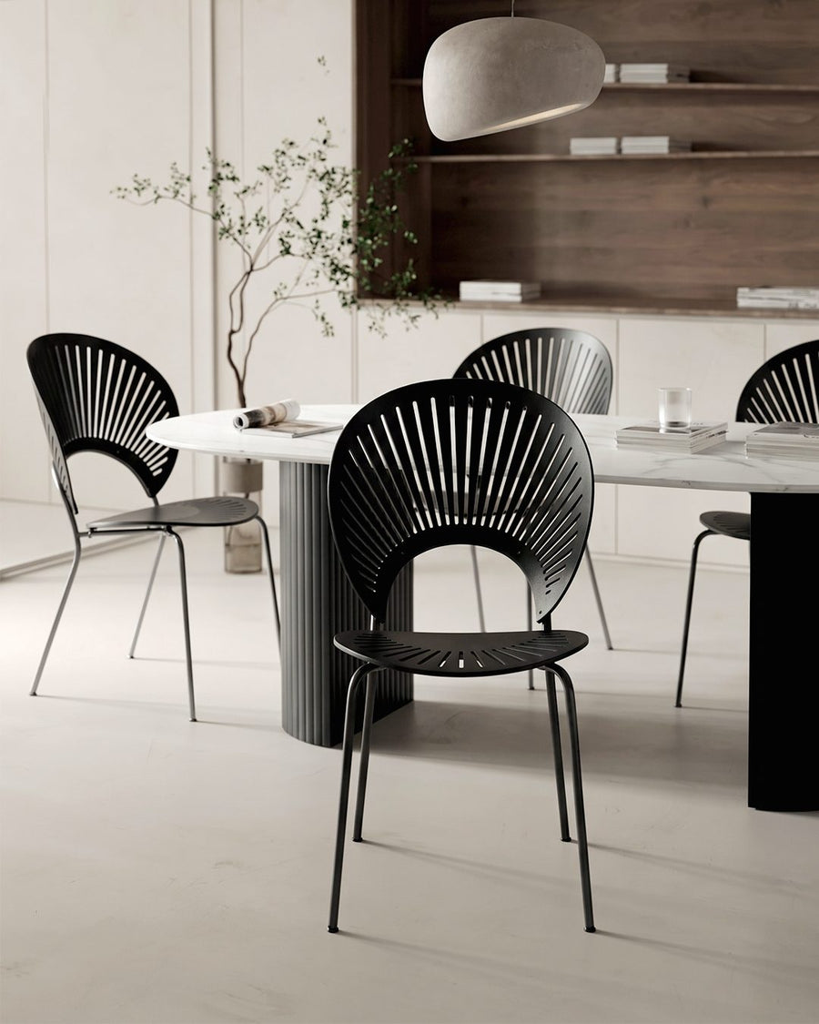 Oanez Dining Chair, Black