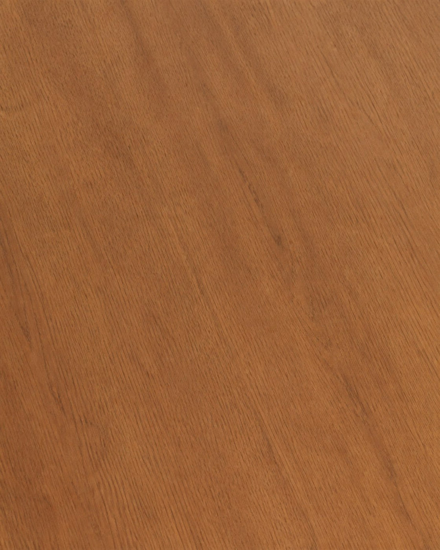 Isla warm wood tabletop material swatch