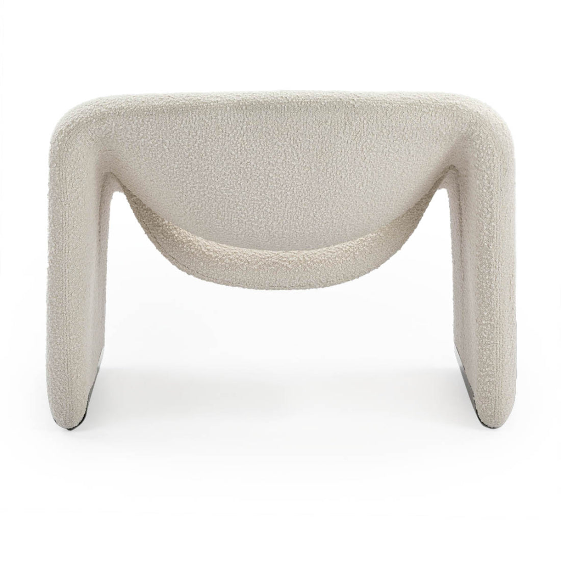 Onda Armchair, White Boucle