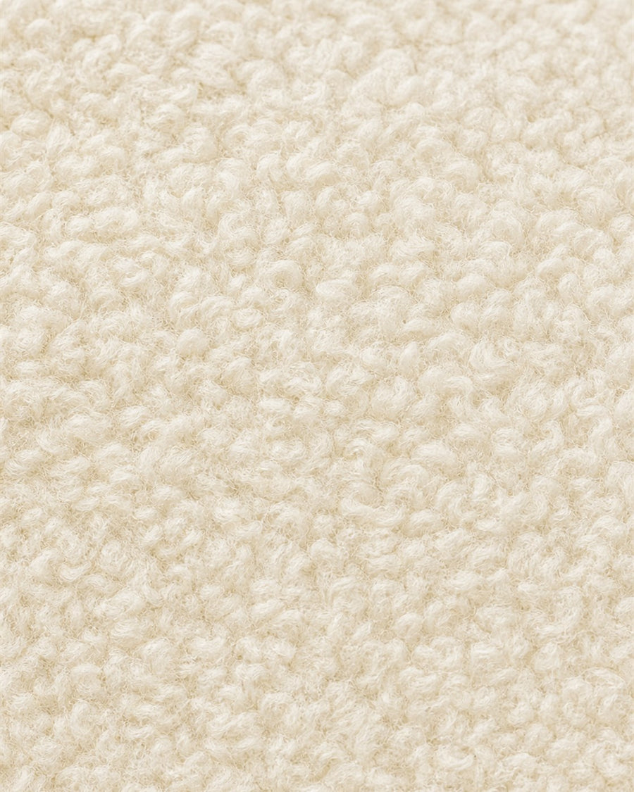 Jaotoo off white boucle material swatch