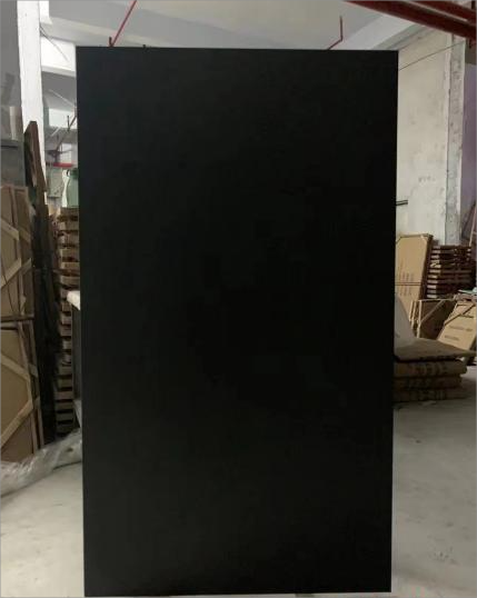 Pure Black_ Matt Finish (Sintered Stone) styled for modern furniture UK
