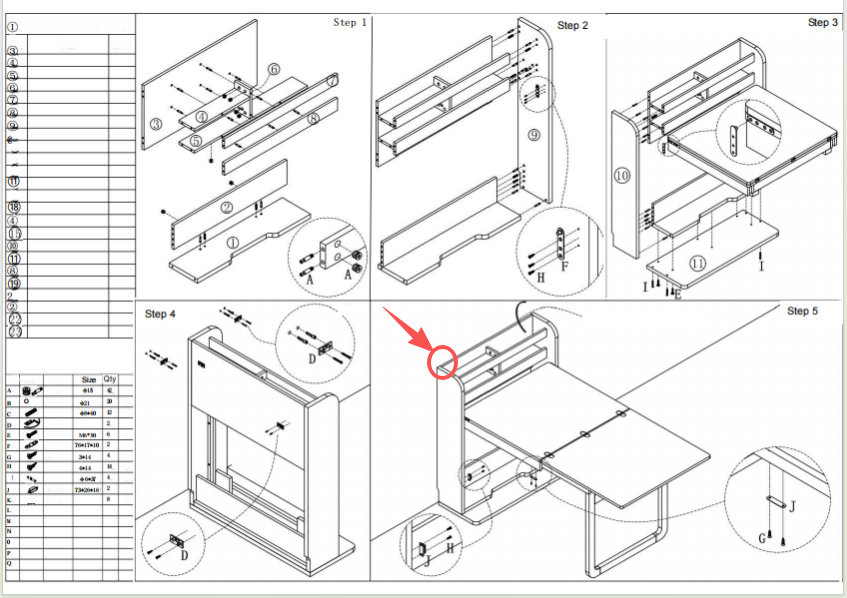 Atos Folding Dining Table detail showing table finish and proportions