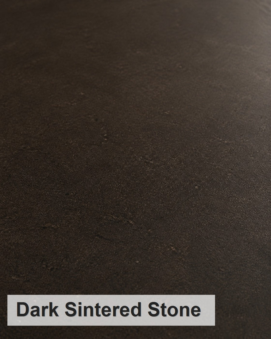 Dark Sintered Stone material close-up