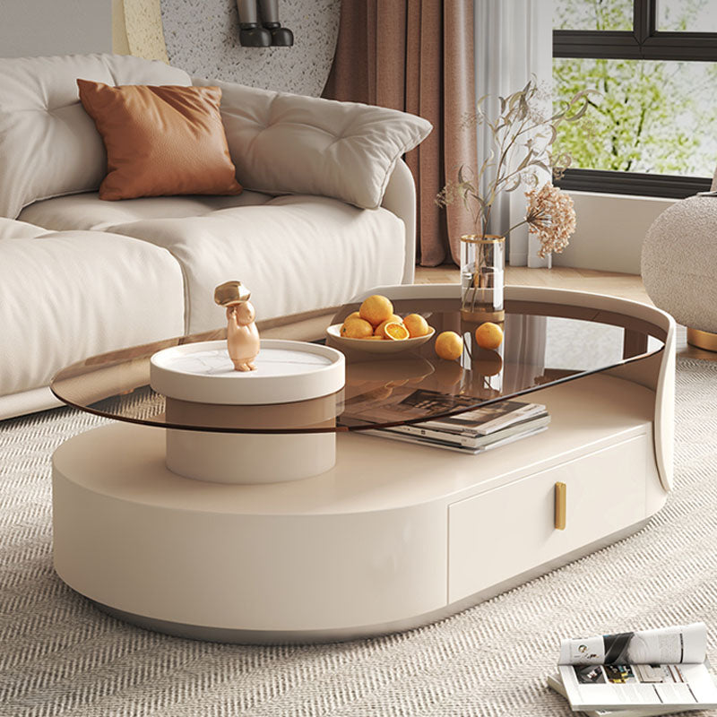 Cecil Oval Coffee Table, Living Room Table-Ritconcept-Rit Concept