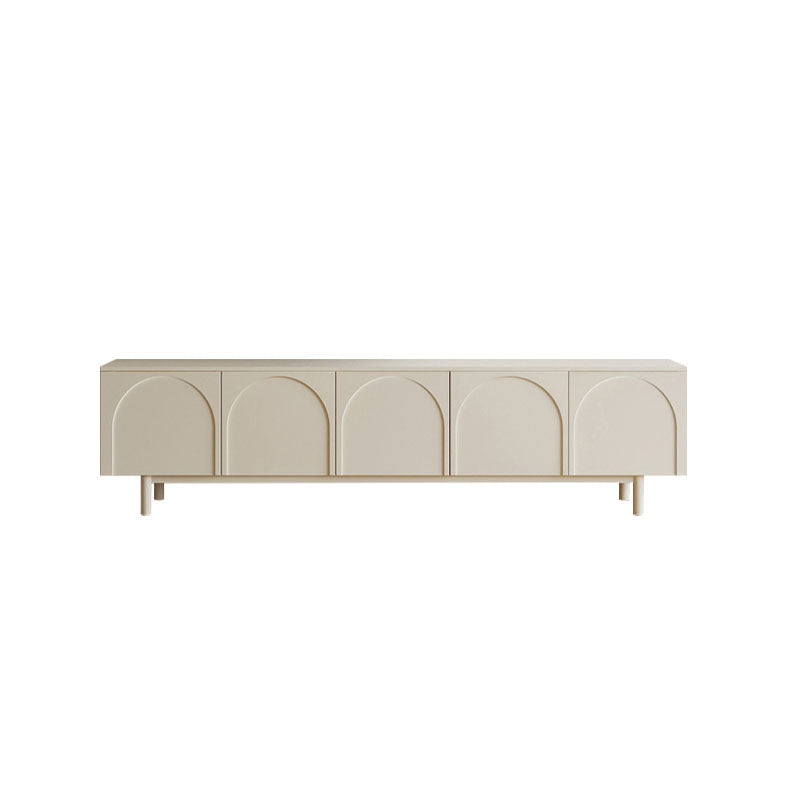 Mahara Arched TV Stand cabinet and shelf detail
