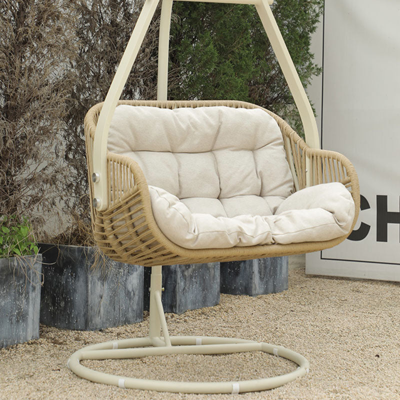 Phedra Rattan Garden Hanging Egg Chair with Stand, Indoor/ Outdoor Furniture styled for lounge chair