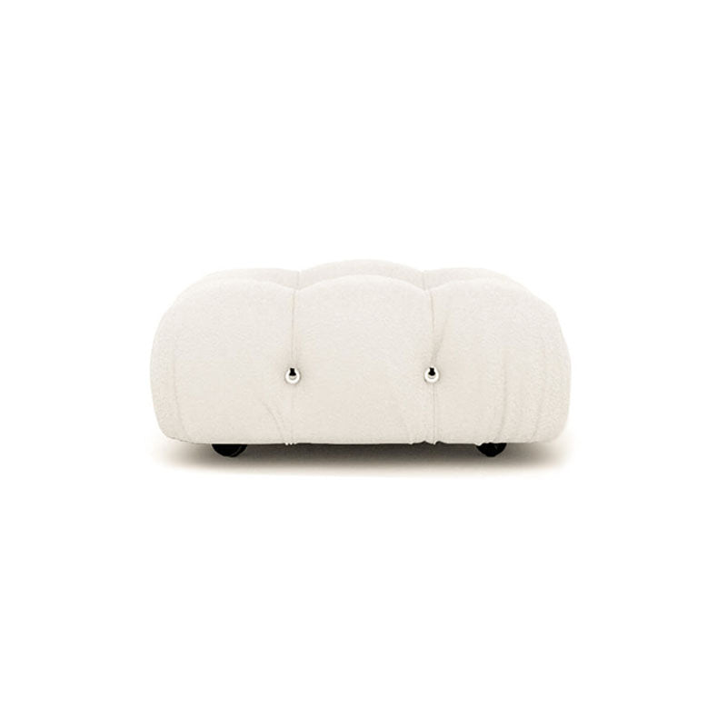 Modern white two seater sofa product view for UK living room