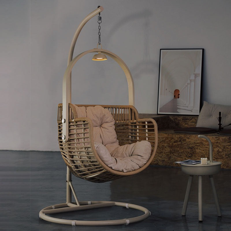 Paloma Rattan Garden Hanging Egg Chair with Stand, Indoor/ Outdoor Furniture styled for rattan outdoor chair