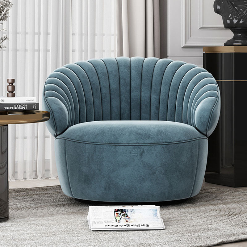 Enid Design Armchair, Velvet styled for accent chair