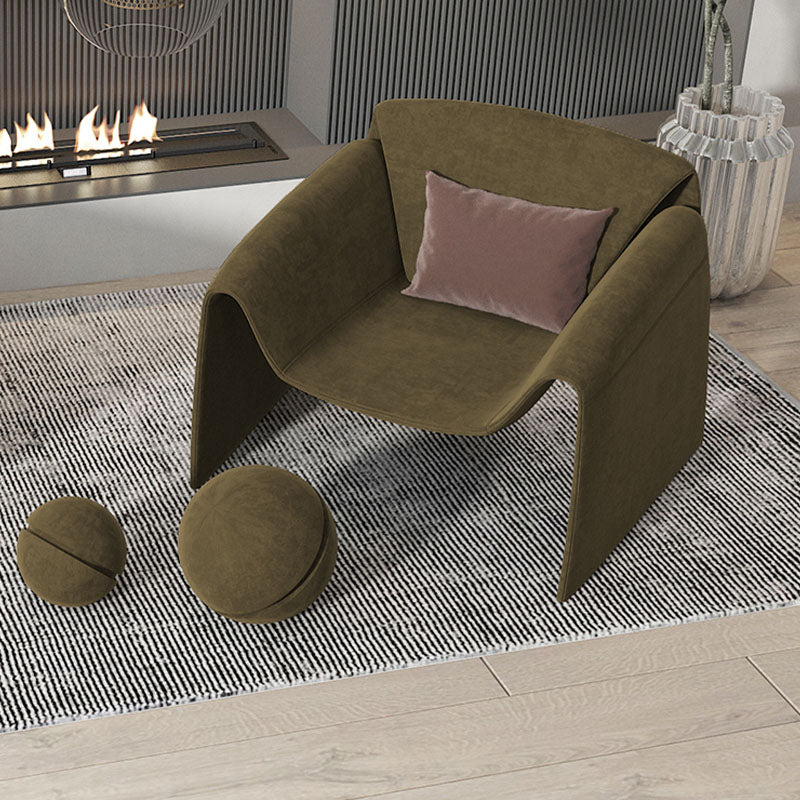 Ula Style Armchair, Boucle styled for accent chair