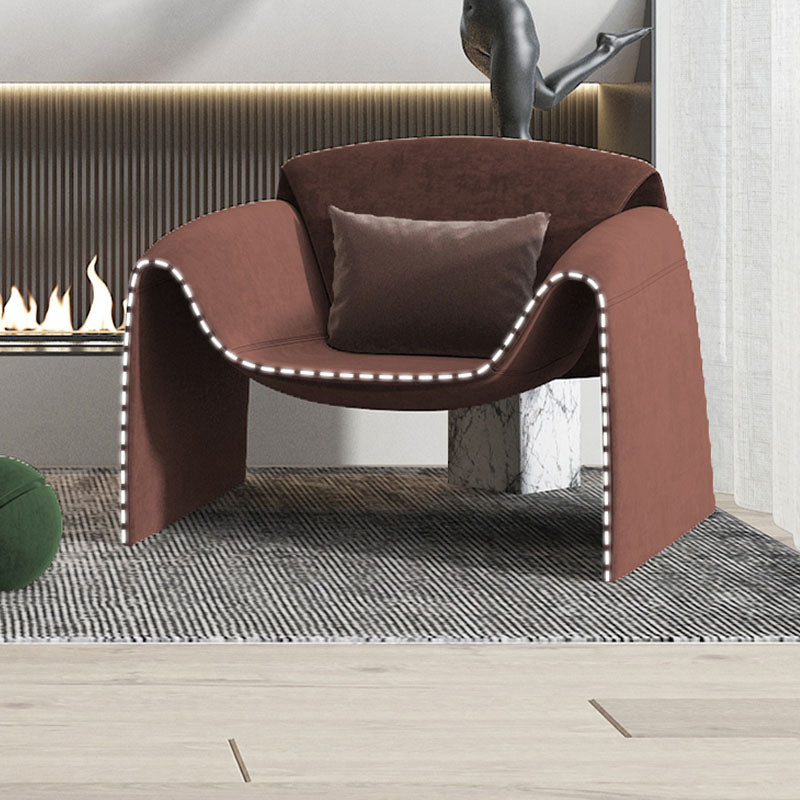 Ula Style Armchair, Boucle detail view for for living room