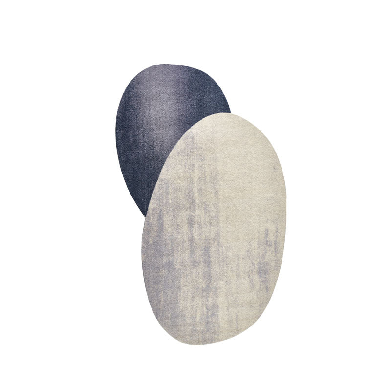 NULAA Fractal Wool Rug, Various Shapes Available styled for patterned area rug