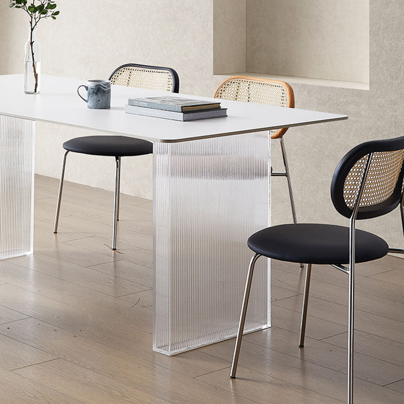 Leonie White Dining Table, Acrylic-Rit Concept-Rit Concept