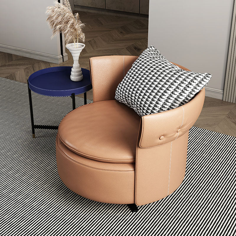 Xanthe Armchair, Leather styled for accent chair
