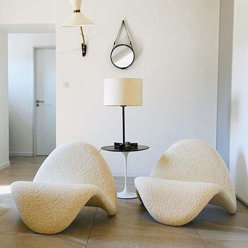 An Lorelei Chair with Back Rest, Boucle - accent chair UK