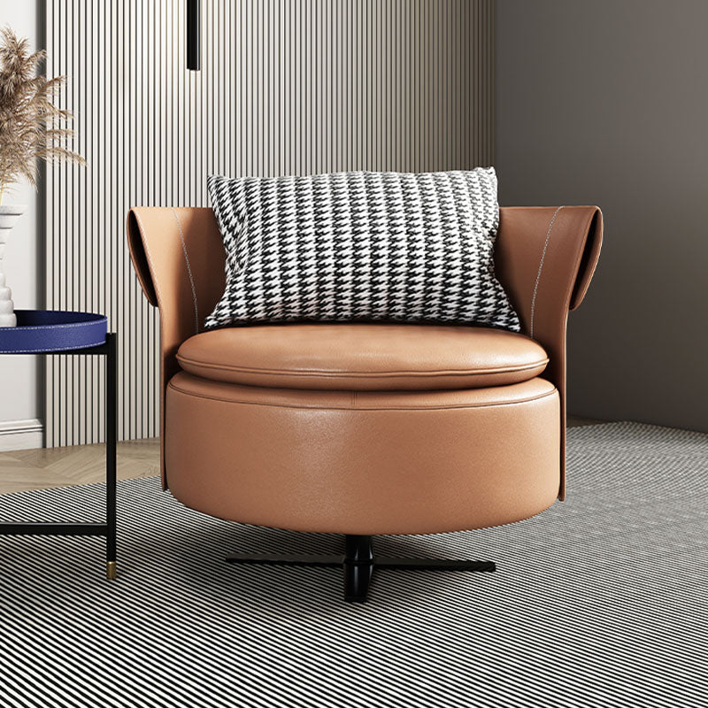 Xanthe Armchair, Leather detail view for for living room