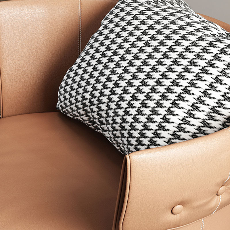 Xanthe Armchair, Leather in a modern UK home
