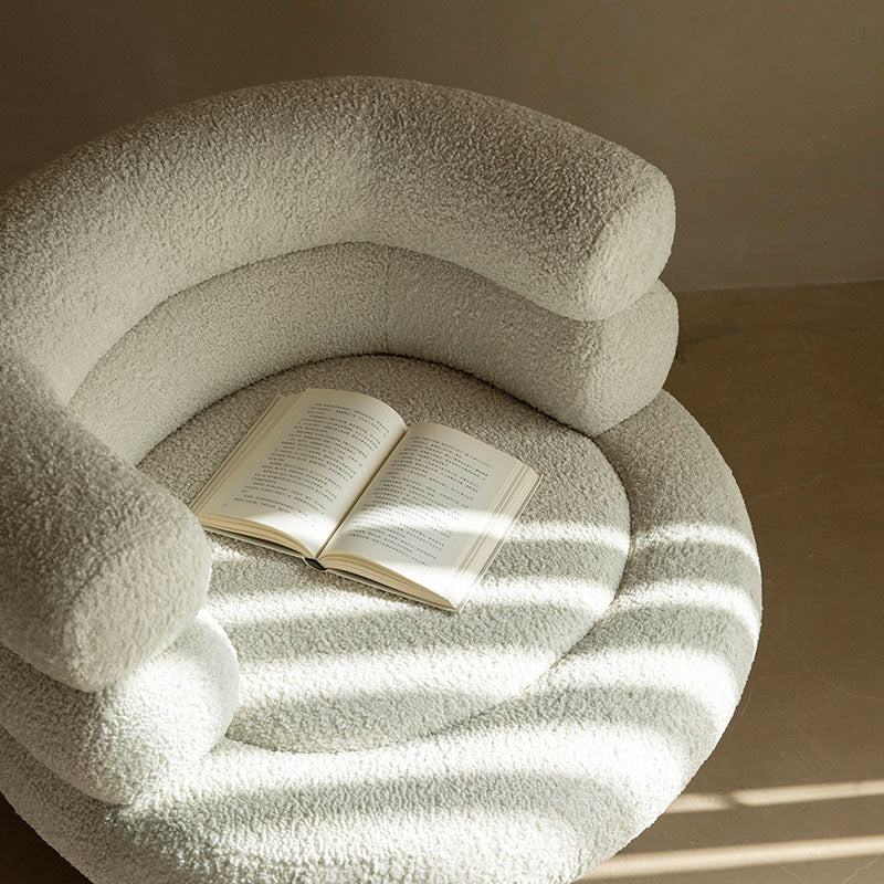 Darlene Armchair, Boucle styled for accent chair
