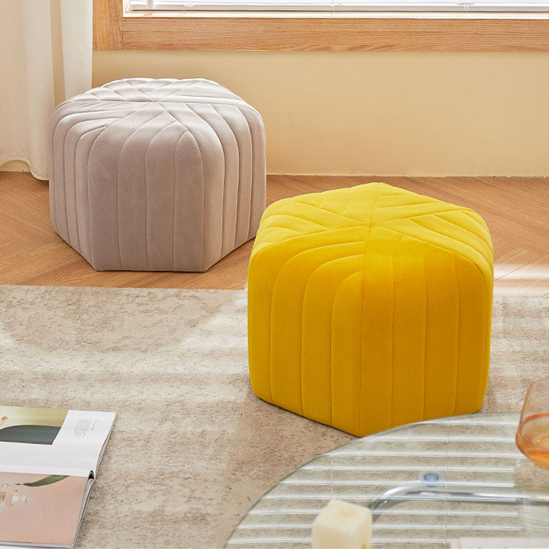 Della Footstool, Velvet - velvet footstool UK
