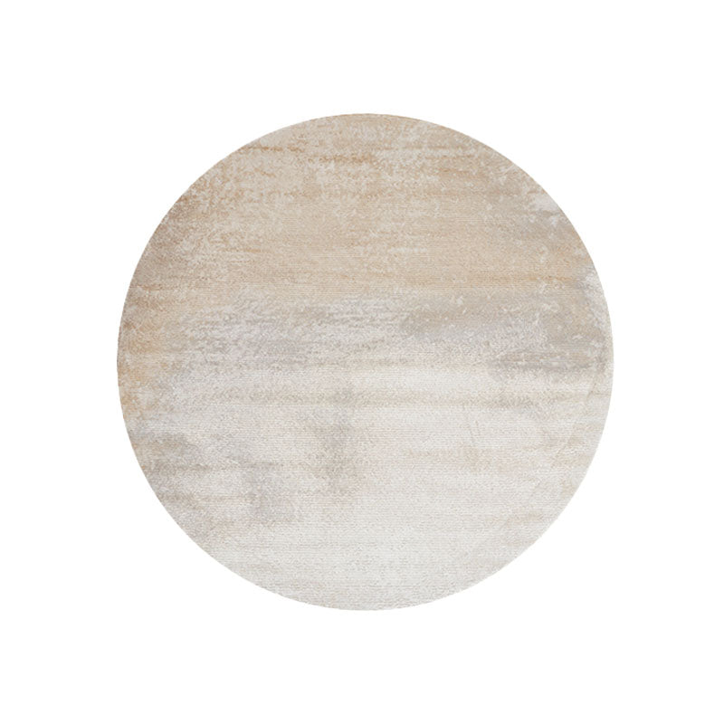 DA Natural Round Wool Rug, Various Styles Available detail view for modern rug UK