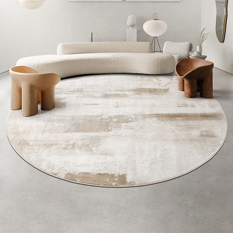 DA Natural Round Wool Rug, Various Styles Available styled for living room rug UK