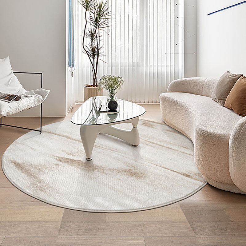 DA Natural Round Wool Rug, Various Styles Available in a modern UK home