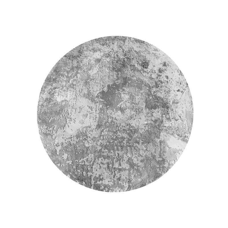 Grey and White Moon Rug, Various Styles Available styled for area rug