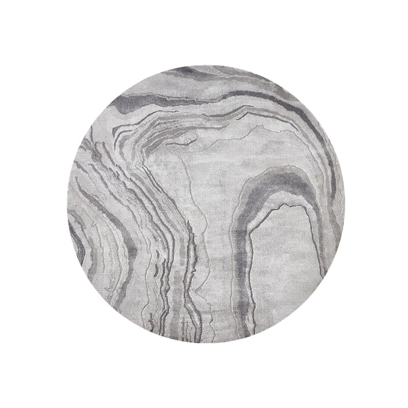 Grey and White Moon Rug, Various Styles Available - area rug