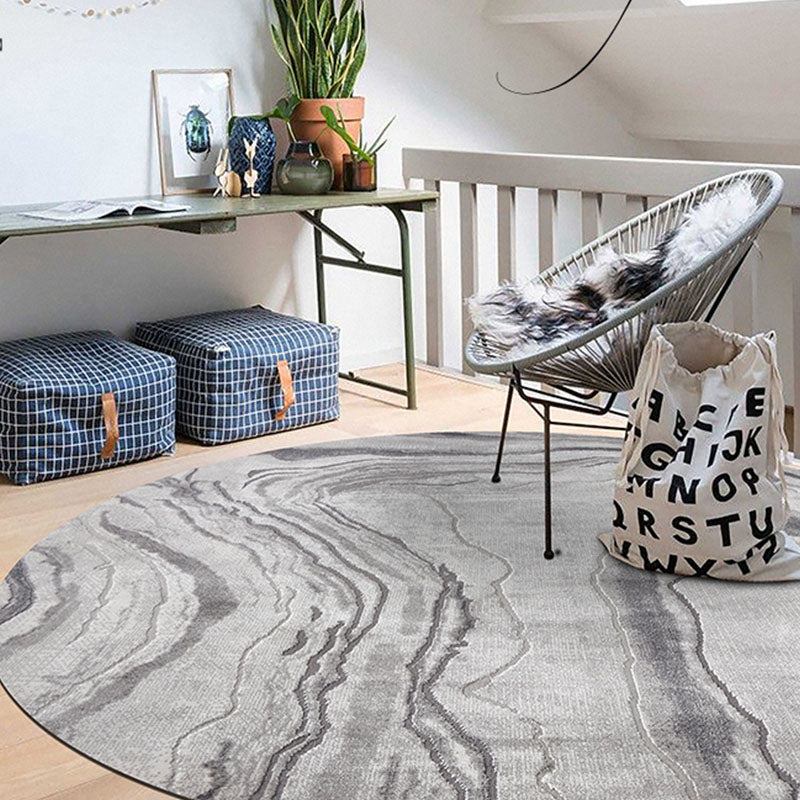 Grey and White Moon Rug, Various Styles Available styled for living room rug UK