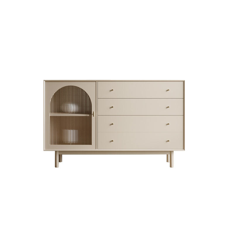 Meerveil Sideboard, One Glass Door With Four Drawers-Ritconcept-Rit Concept